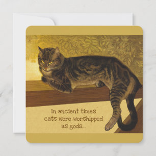 Steinlen Balustrade Grumpy Cat Zitat CC0976 Card