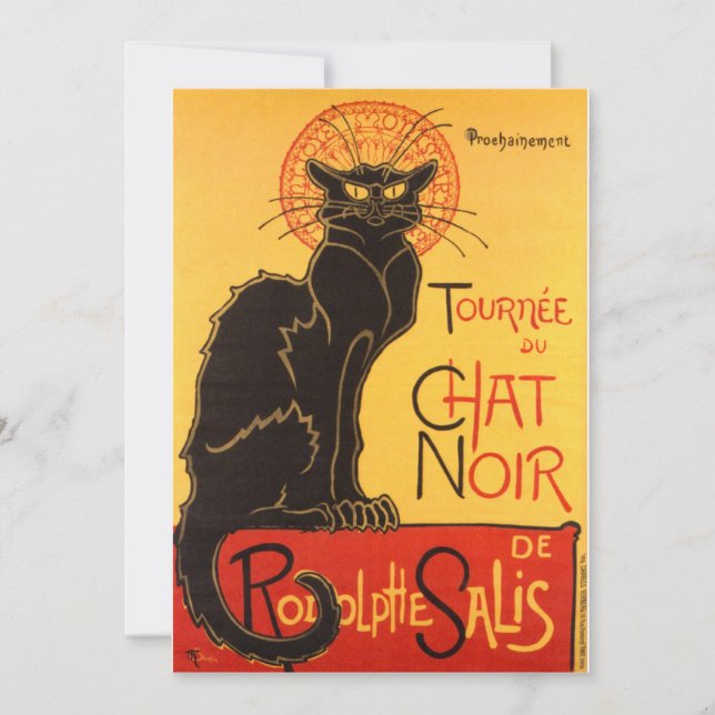 Steinlen: Chat Noir (Vorderseite)