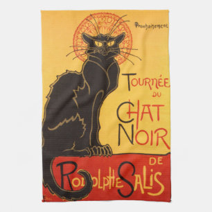Steinlen: Chat Noir Geschirrtuch