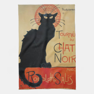Steinlen Jugendstil Tournee du Chat Noir Geschirrtuch