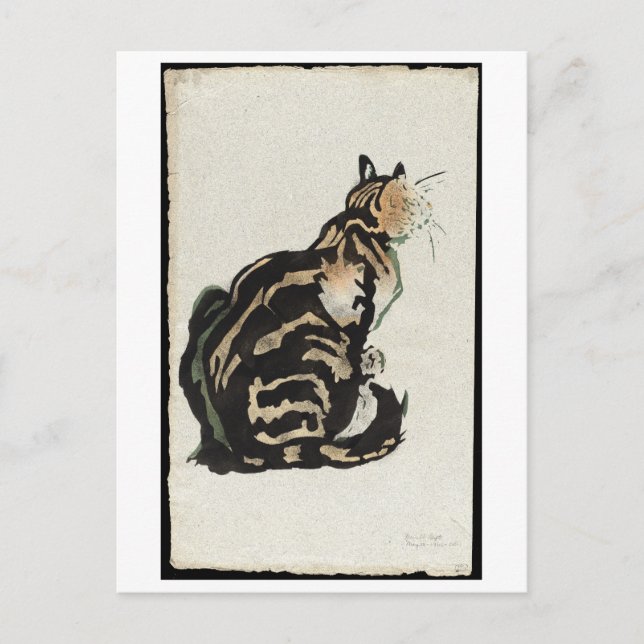 Steinlen Postkarte (Vorderseite)