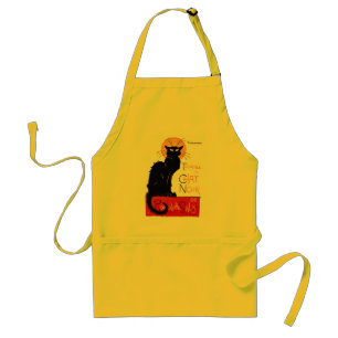 Steinlen Schwarze Katze Klassische Kunst Schürze