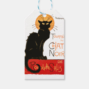 Steinlen Schwarze Katze Klassischer Französischer Geschenkanhänger