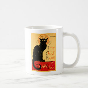 Steinlen Schwarze Katze Klassischer Französischer  Kaffeetasse