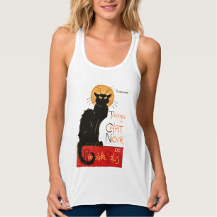 Steinlen Schwarze Katze Klassischer Französischer Tank Top
