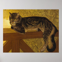 Steinlen Tabby Cat