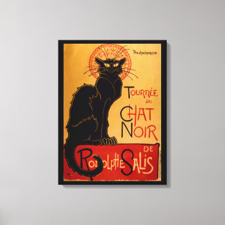 Steinlens Le Chat Noir Leinwanddruck