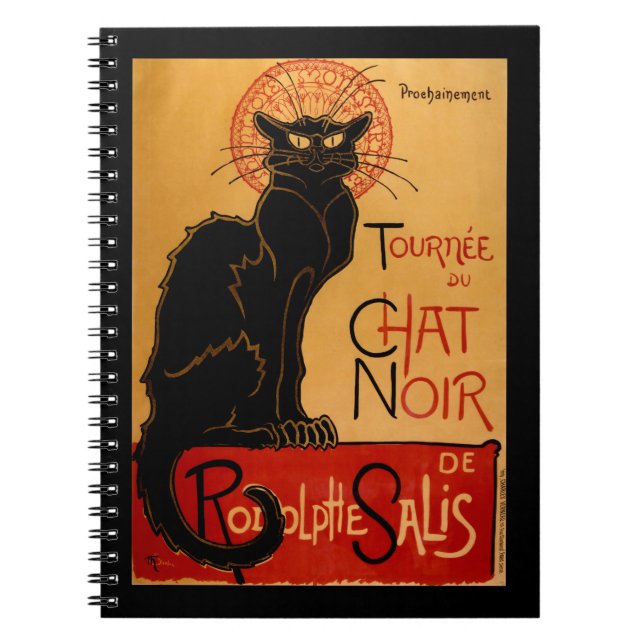 Steinlens Le Chat Noir Notizblock (Vorderseite)