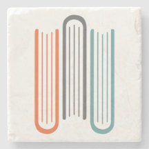 Steinlogo des fliesen-Untersetzer-3 der Buch-WNBA