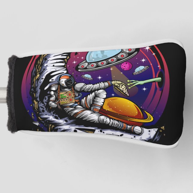 Steinmagnet Golf Headcover (Vorderseite)