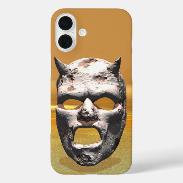 Steinmaske Case-Mate iPhone Hülle (Rückseite)