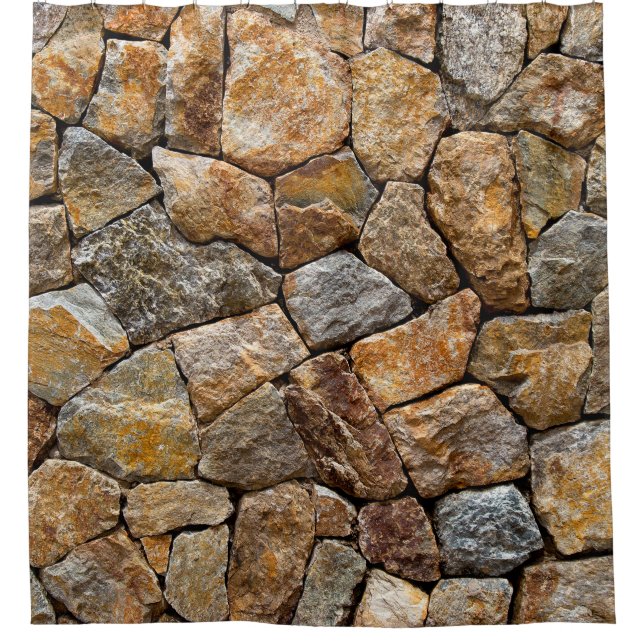 Steinmauer  duschvorhang (Vorderseite)