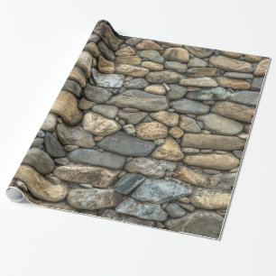 Steinmauer Geschenkpapier