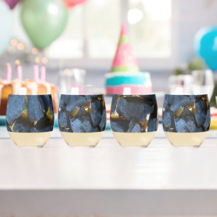 Steinmauer im kroatischen Stil Weinglas Ohne Stiel