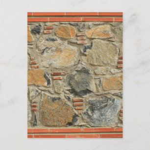 Steinmauer Postkarte