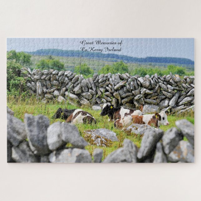 Steinmauern von Kerry. Jigsaw Puzzle (Horizontal)