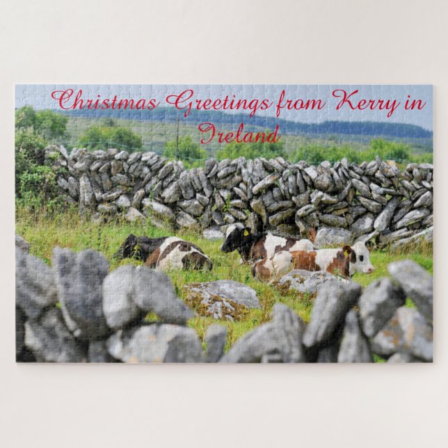 Steinmauern von Kerry. Jigsaw Puzzle (Horizontal)