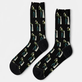 Steinmetz Stickman Socken