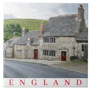 Steinplatten-Hütten in England Keramik Fliesen