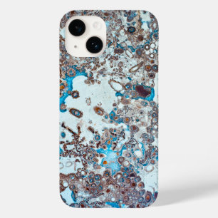 Steinstruktur Bio Marmorgeologie Case-Mate iPhone 14 Hülle