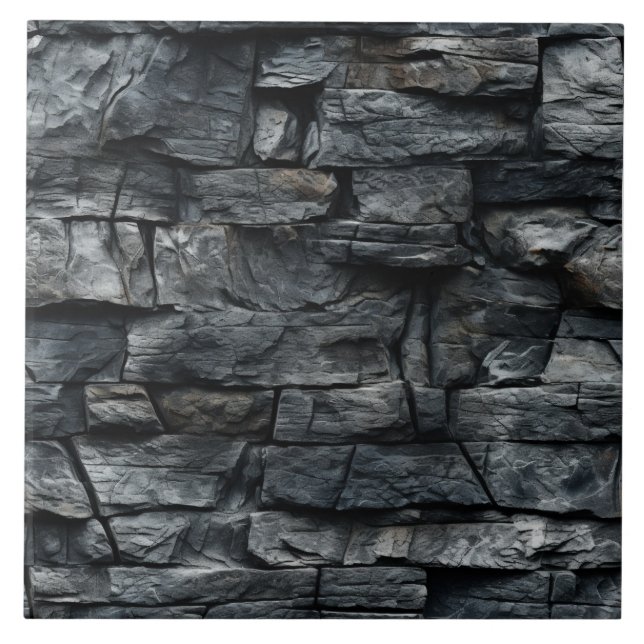 Steinwand-Illusion Fliese (Vorderseite)