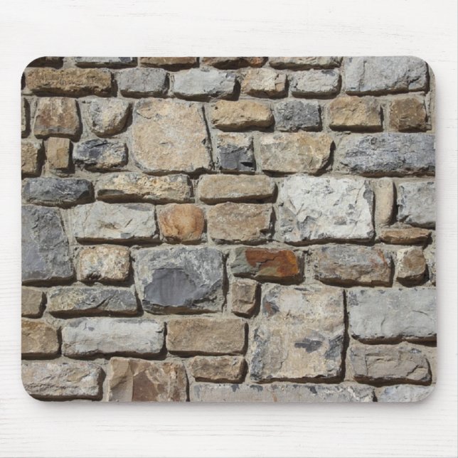 Steinwandziegelsteine Mousepad (Vorne)