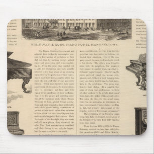 Steinway and Sons, Piano Manufacturers Mousepad