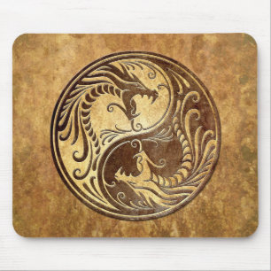 SteinYin Yang Drachen Mousepad