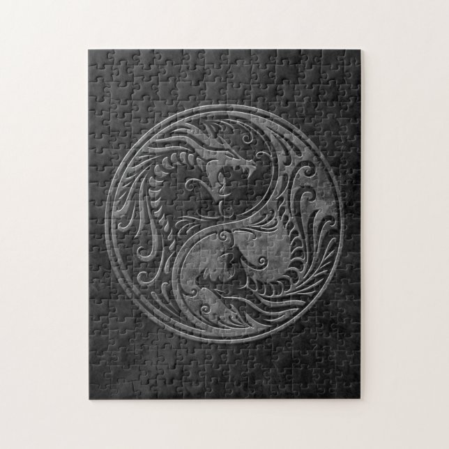 SteinYin Yang Drachen Puzzle (Vertikal)