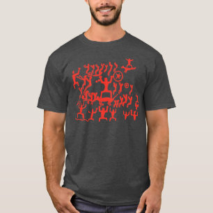 Steinzeit Höhlenmalerei Paläolithisches Kunstmuste T-Shirt