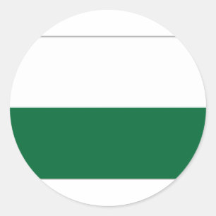 Steirische Flagge Runder Aufkleber