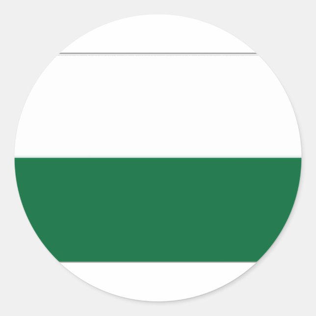 Steirische Flagge Runder Aufkleber (Vorderseite)