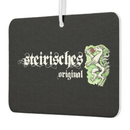 Steirisches Original Aquarell Steiermark Wappen Autolufterfrischer