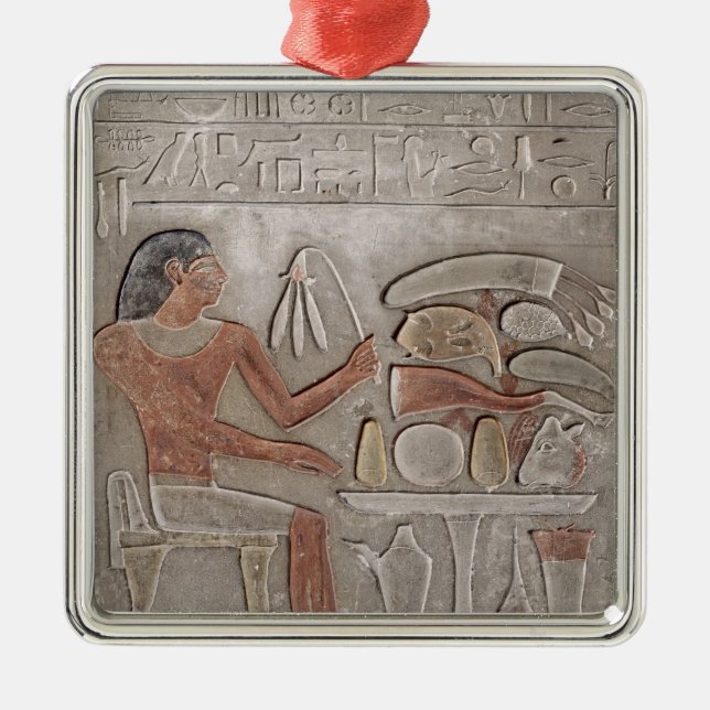 Stela, das das gestorbene darstellt silbernes ornament (Vorne)