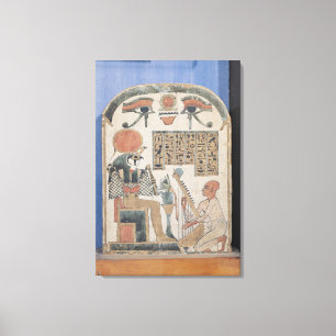 Stela des Harpist Djedkhonsuiuefankh Leinwanddruck