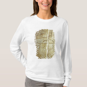 Stela Entlastung, die eine Jagd des wilden Ebers T-Shirt