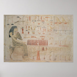 Stela von Prinzessin Nefertiabet Poster