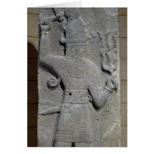 Stela von Teshub, syrischer Sturmgott