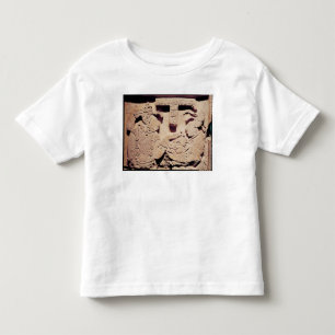 Stela zeigt eine Frau, die eine Jaguarmaske zeigt Kleinkind T-shirt