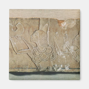 Stele, der Ay und seine Ehefrau Teye darstellt Magnet