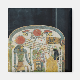 Stele der Dame Taperet vor Re-Horakhty Magnet