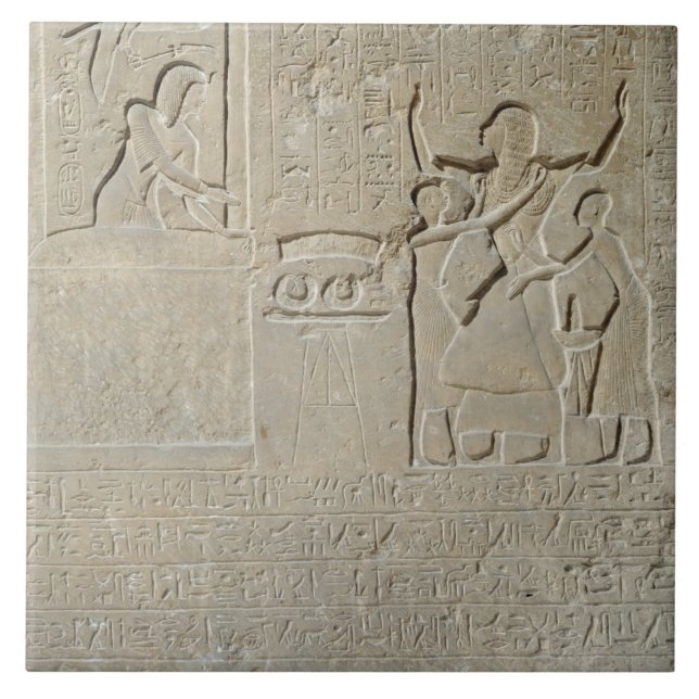 Stele der Halsketten, Hormin, welches das Gold Fliese (Vorderseite)