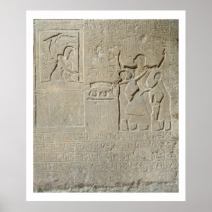 Stele der Halsketten, Hormin, welches das Gold Poster