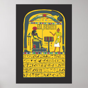 Stele des aufschlussreichen Plakats Poster