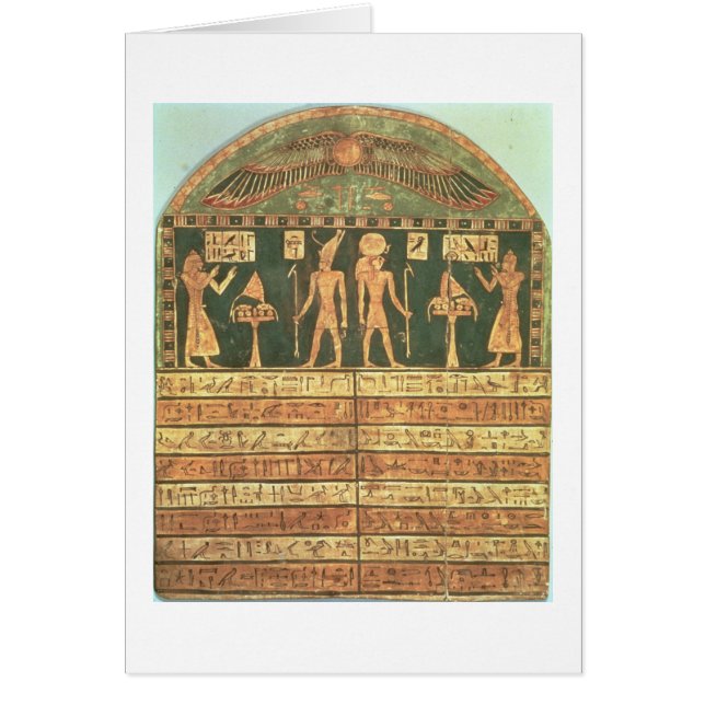 Stele von Horsiese, später Zeitraum (gemaltes (Vorne)