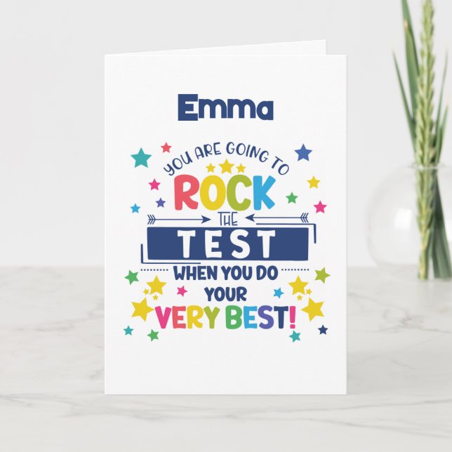 Stell deinen Test ab - STATS Karte (Vorderseite)