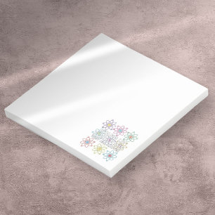 STELL DICH FÜR ATOME EIN Lustiger Science-Spruch Post-it Klebezettel