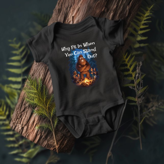 Stell dich vor Sasquatsche Kinder! Baby Strampler (Von Creator hochgeladen)