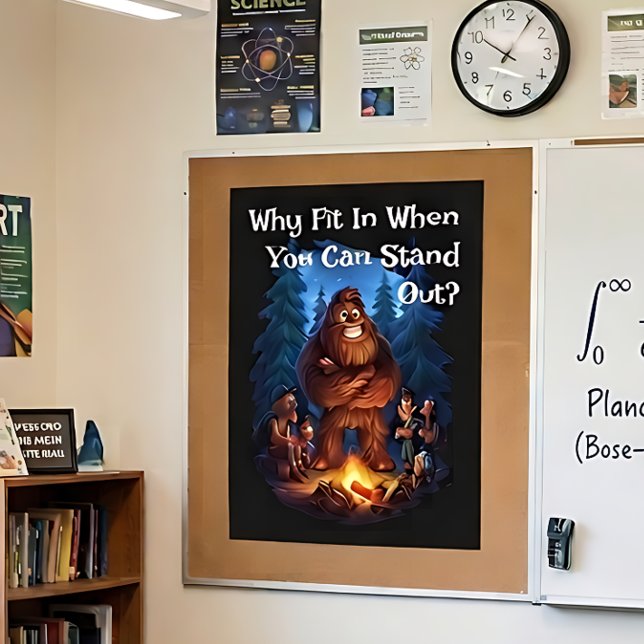 Stell dich vor Sasquatsche Kinder! Poster (Von Creator hochgeladen)