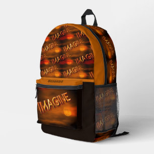Stell dir den Mond Himmel Inspirierend Personalisi Bedruckter Rucksack
